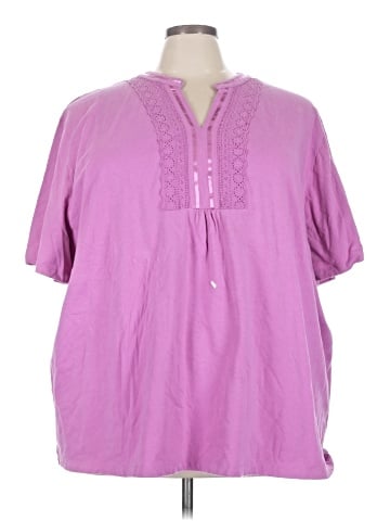 Liz & Me Short Sleeve Blouse (view 1)
