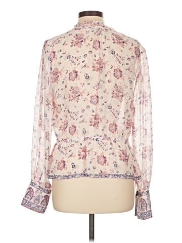 Joie Long Sleeve Silk Top (view 2)