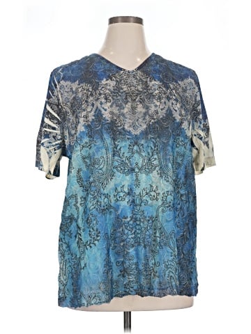 Liz & Me Short Sleeve Blouse (view 1)