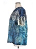 Liz & Me 100% Polyester Tie-dye Blue Short Sleeve Blouse Size 0X - photo 5