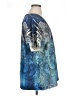 Liz & Me 100% Polyester Tie-dye Blue Short Sleeve Blouse Size 0X - photo 4