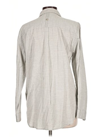 Topshop Long Sleeve Button-Down Shirt (view 2)