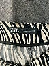 Zara Animal Print Silver Casual Pants Size XS - photo 4