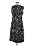 Talbots Print Black Casual Dress Size 8 - photo 2