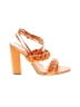 Schutz Orange Sandals Size 7 1/2 - photo 1