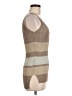 Zara Stripes Tan Sleeveless Top Size M - photo 4