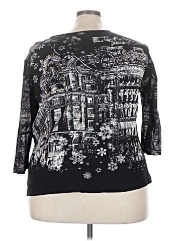 Cj Banks 3/4 Sleeve Top (view 2)