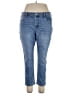 Old Navy Solid Blue Jeans Size 14 - photo 1