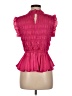 Glam Pink Short Sleeve Blouse Size M - photo 2