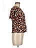 MNG Basics Red Short Sleeve Blouse Size 8 - photo 4