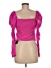 Shein Pink 3/4 Sleeve Blouse Size M - photo 2
