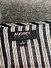 Audrey 3+1 100% Rayon Stripes Gray Romper Size L - photo 4