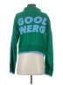 Topshop 100% Acrylic Color Block Green Pullover Sweater Size 0 - 2 - photo 2