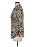 G by GUESS 100% Polyester Animal Print Gold Long Sleeve Blouse Size M - photo 5