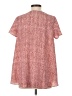 Buddy Love 100% Polyester Red Short Sleeve Blouse Size S - photo 2