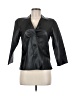 Max Studio 100% Leather Black Blazer Size 6 - photo 1