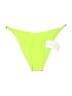 L Space Solid Green Swimsuit Bottoms Size XL - photo 1