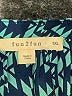 Fun2Fun 100% Polyester Print Teal Short Sleeve Blouse Size XL - photo 7