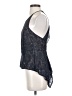 BCBGMAXAZRIA 100% Nylon Blue Sleeveless Blouse Size 4 - photo 5