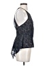 BCBGMAXAZRIA 100% Nylon Blue Sleeveless Blouse Size 4 - photo 4