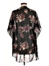 Live 4 Truth 100% Polyester Black Kimono Size M - photo 2