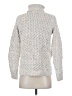 Lands' End Tweed Silver Turtleneck Sweater Size S - photo 2