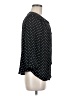 Lands' End 100% Polyester Polka Dots Black 3/4 Sleeve Blouse Size 8 (petite) - photo 4