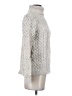 Lands' End Tweed Silver Turtleneck Sweater Size S - photo 4