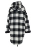 RDI Checkered-gingham Gray Coat Size M - photo 2