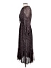 Zara 100% Polyester Brown Casual Dress Size S - photo 5