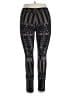 Assorted Brands Graphic Black Leggings Size XL - photo 2
