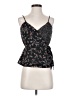 Paper Crane 100% Polyester Black Sleeveless Blouse Size S - photo 1
