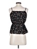 Paper Crane 100% Polyester Black Sleeveless Blouse Size S - photo 2