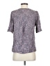 Hinge 100% Viscose Purple Short Sleeve Blouse Size XS - photo 2