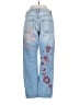 FRAME Denim 100% Cotton Graphic Blue Jeans Size 24 waist - photo 2
