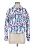 Savanna Jane 100% Polyester Print White Windbreaker Size M - photo 1