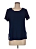 Sienna Sky 100% Polyester Blue Short Sleeve Top Size M - photo 1