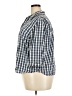Talbots 100% Cotton Checkered-gingham Blue 3/4 Sleeve Button-Down Shirt Size 18 - photo 5