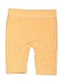 Zara Checkered-gingham Yellow Shorts Size Med - Lg - photo 2