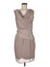 Bebe 100% Silk Solid Gray Cocktail Dress Size M - photo 1