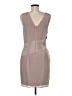 Bebe 100% Silk Solid Gray Cocktail Dress Size M - photo 2