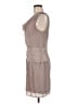 Bebe 100% Silk Solid Gray Cocktail Dress Size M - photo 5