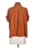 Lulus Brown Short Sleeve Blouse Size S - photo 2