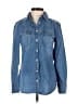 J.Crew Blue Long Sleeve Button-Down Shirt Size 00 (petite) - photo 1
