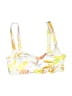 L Space Print Yellow Swimsuit Top Size S - photo 1