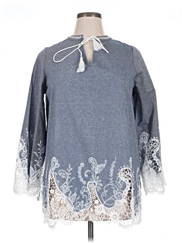 Roaman's 3/4 Sleeve Blouse (view 1)