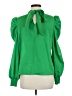 Jealous Tomato 100% Polyester Green Long Sleeve Blouse Size M - photo 2