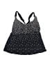 Merona Polka Dots Black Swimsuit Top Size 16 - photo 1