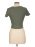 Moa Moa Green Short Sleeve Top Size S - photo 2