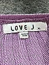 Love J 100% Viscose Purple Poncho Size XL - photo 7
